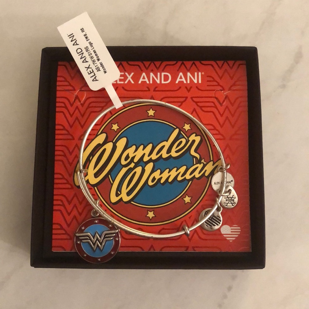 Alex and Ani Wonder Woman Charm Bracelet